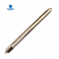 DIN371 standard HSS P6M5 M2 amber finished straight fluted spiral pointed tap for tapping