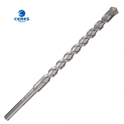 SDS MAX shank flat tip single flute hammer drill bits for concrete drilling