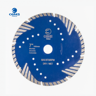 Hot Press Fine Diamond Turbo Saw Blade for Porcelain Ceramic Tile