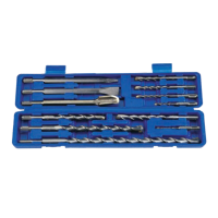 Plastic Box Packing 40Cr YG8C 12pc sds chisel and drill set for concrete