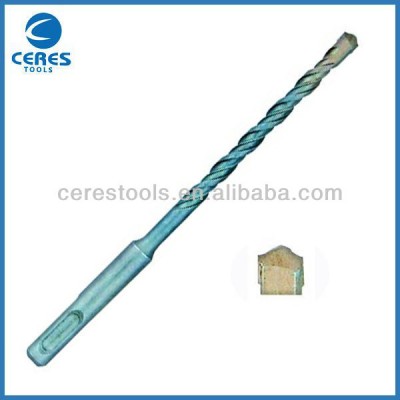 "w" carbide tip double flutes SDS plus shank hammer drill bits