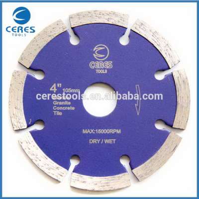 The most popular high grade fast rainbow diamond saw blade for brick