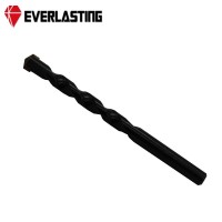 Round Shank Black Oxided Carbide Tipped Masonry Drill Bit for Concrete Stone Brick Masonry Drilling